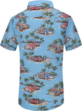 Alex Vando Mens Hawaiian Shirts Short Sleeve Summer Aloha Hawaii Shirts